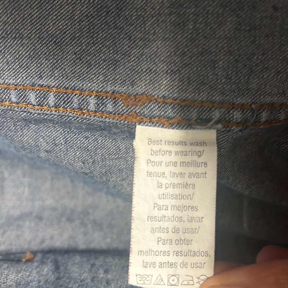 Vintage 1967 Calvin Klein Jeans denim Jacket Hong Kong | US size medium - Picture 5 of 8